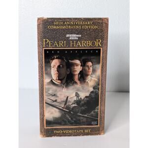 Two-Videotape Set 60th Anniversary Commemorative Edition VHS Pearl Harbor 2001